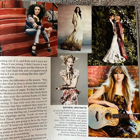 Taylor Swift Vogue Magazine Cover Feb 2012 February Story Rare - Picture 4 of 9